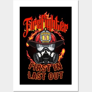 Firefighter Gift Firefighters Sayings Posters and Art